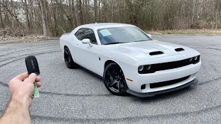 NEW Dodge Challenger SRT Hellcat Redeye Start Up Exhaust Test Drive Walkaround POV and Review [upl. by Arahc528]