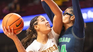 Highlights Gopher Womens Basketball Dominates Chicago State 10042 [upl. by Zacarias]