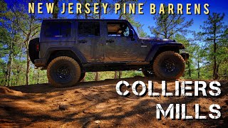 Colliers Mills  Exploring the New Jersey Pine Barrens Overland  Jeep Wrangler JK Rubicon Recon [upl. by Yerggoeg604]