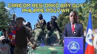 14 Mars ME VIDEO BSAP AVEK BABEKYOU AL PLASE PREZIDAN GUY PHILIPPE NAN PALÈ NASYONAL CARICOM DAKÒ [upl. by Canfield992]