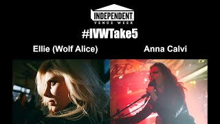 IVWTake5 Anna Calvi chats with Ellie Rowsell Wolf Alice [upl. by Nnaaras]