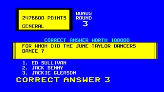 Trivia Arcade Longplay 1984 Greyhound Electronics Questions Series 8 alt question ROM [upl. by Hsac542]