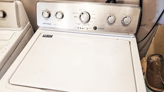 How to fix a Maytag Washing Machine that wont spin replace the spin actuator and check the clutch [upl. by Irah]