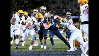 Montana State football  Bobcats dismantle No 7 Idaho 387 [upl. by Ednew807]