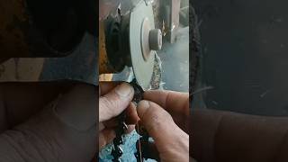 knife Chainsaw chain sharpening [upl. by Ardaed]