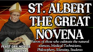 St Albert the Great Novena  Day 1  Patron of Philosophers Scientists [upl. by Brynne]