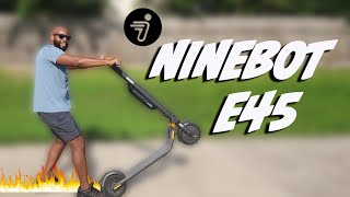 My Favorite Purchase Of 2022 Ninebot E45 Kickscooter [upl. by Aihtniroc563]