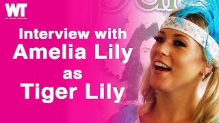 Interview Amelia Lily as Tiger Lily in Peter Pan 2016 [upl. by Ranger171]