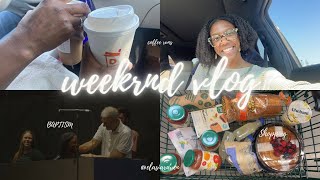 Weekend Vlog  GETTING BAPTIZED Voting Trader Joe’s haul Fall festivals [upl. by Aronal]