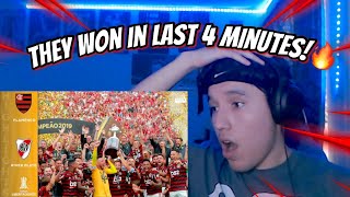 American REACTS to Flamengo X River Plate 2019 COPA LIBERTADORES FINAL [upl. by Tiff]