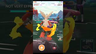 Mega Blaziken vs Team Rocket Grass Grunt [upl. by Eibor]