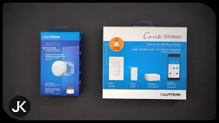 Lutron Aurora Dimmer and Caseta Smart Lighting Kit Unboxing and Impressions [upl. by Lucey]