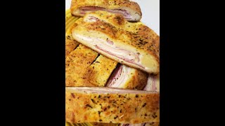 Low Carb Meatbread with fathead dough and stuffed chicken [upl. by Yendahc]