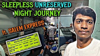 🚂SALEM EXPRESS UNRESERVED TRAVEL VLOG Salem to Chennai Egmore  CheapampBest Option  Naveen Kumar [upl. by Jennifer743]