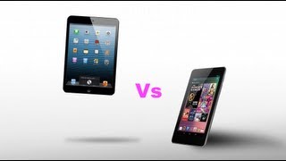 iPad Mini Vs Nexus 7 [upl. by Nosredneh104]