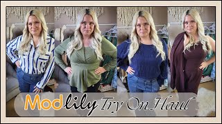 MODLILY MIDSIZE AUTUMN FALL TRY ON HAUL Size 1416 Autumn Fashion  Clare Walch [upl. by Cohleen]