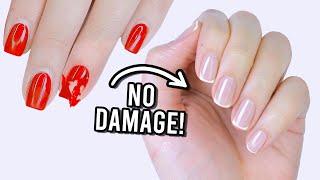 How To ACTUALLY Remove Gel Nail Without Completely Destroying Your Natural Nails [upl. by Chadbourne]