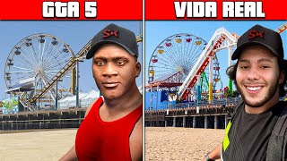 VISITEI LUGARES DO GTA 5 NA VIDA REAL Los angeles [upl. by Anilak]