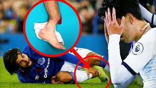 Andre Gomes Gruesome Injury Leaves Players In Tears [upl. by Acyssej]