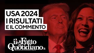 Usa 2024 i risultati e il commento segui la diretta con Peter Gomez e Giampiero Gramaglia [upl. by Inimak]