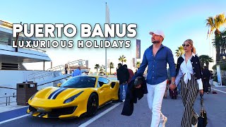 Puerto Banus Marbella Spain Luxurious Holidays December 2024 Update Costa del Sol Walk  Málaga 4K [upl. by Anairam887]