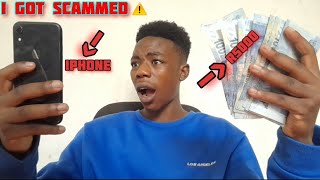 A IPHONE SELLER SCAMMED ME R5000 🇿🇦‼️ Ive Gone Broke [upl. by Namzzaj]