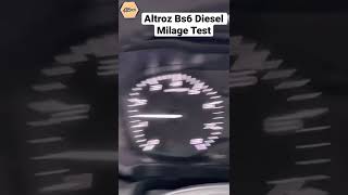 Altroz Diesel bs6 Milage Test shorts viral youtubeshorts [upl. by Itram727]