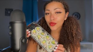 ASMR Eating Sushi  Tingly Mouth Sounds🍣🤤 MUKBANG [upl. by Sajovich]