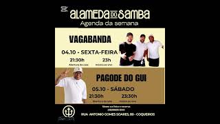 Agenda de Final de Semana Alameda do Samba Coqueiros [upl. by Harad625]