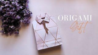 Special Origami Gift Box Gift Wrapping Ideas [upl. by Derfnam]