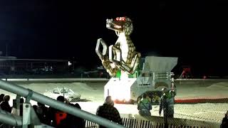 Megasaurus at Monsters at the Beach Monster Truck Races in Wildwood New Jersey 9 30 17 [upl. by Tania567]