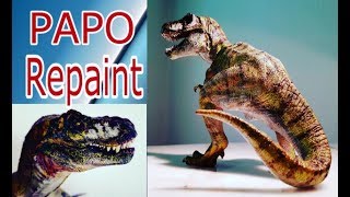 PAPO Standing Rex  Jurassic Park 3 Look  Repaint [upl. by Riccardo]