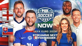 England vs Slovakia LIVE REACTION  FOX Soccer NOW [upl. by Esyak]