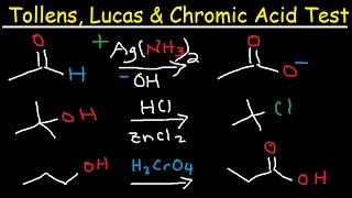 Tollens Reagent Mechanism  Lucas amp Chromic Acid Test [upl. by Patrizio940]