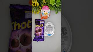 Kinder CREAMY  Shots chocolate  kinder Joy Box Popsicle shorts youtubeshorts viralvideo [upl. by Rahr]