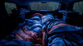 Bruit de pluie pour bien dormir et se détendre  Tonnerre Sur La Voiture la nuit  ASMR [upl. by Sol]