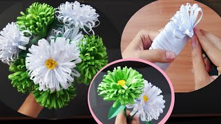 สอนทำดอกไม้กระดาษ 🌼 How to make Very Easy and simple paper Flowers [upl. by Inness]