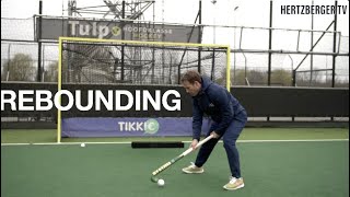 Field Hockey Rebounding  HertzbergerTV  Hockey Tutorial [upl. by Glantz]