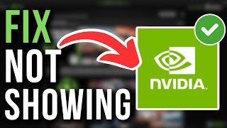 How To Fix NVIDIA Control Panel Not Showing  Full Tutorial [upl. by Sharity]