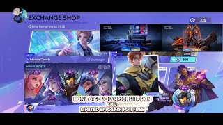 How to Get Champion Skin And Limited Epic Skin for Free in Honor of Kings [upl. by Eugenia844]