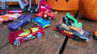 Hot Wheels MATCHBOX HALLOWEEN SURPRISE kids toys cars [upl. by Gibbs]