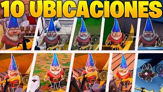 ENCUENTRA LOS GNOMOS OCULTOS TODAS LAS UBICACIONES DE GNOMOS OCULTOS DE FORTNITE CAPITULO 2 REMIX [upl. by Hankins]