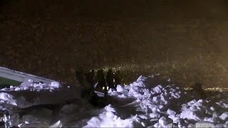 Avalanche in remote part of Norway kills one and injures nine [upl. by Einahteb]