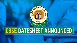 Cbse Date Sheet Announced [upl. by Unders425]