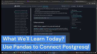 Use Pandas to directly readwrite tofrom Postgres DB using ADBC Driver Apache Arrow [upl. by Erehs895]
