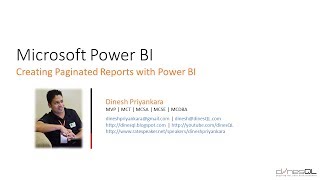 Creating Paginated Reports with Power BI [upl. by Hagep]