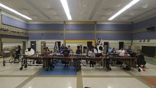 Brackenridge High School Marching Percussion 2024 [upl. by Nosnarb]