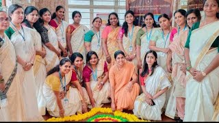 ONAM CELEBRATION 2024  STCHARLES WOMENS PU COLLEGE [upl. by Tristram]