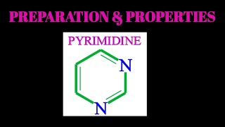 PYRIMIDINE SYNTHESISPREPARATION OF PYRIMIDINEPROPERTIES OF PYRIMIDINEBASIC NATURE OF PYRIMIDINE [upl. by Roselle]