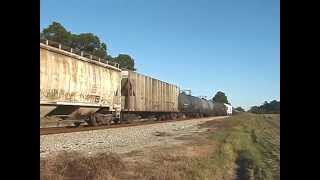 NS Operation Lifesaver SD402 6167 leads NS 152 at Chula Georgia  102513 [upl. by Ahsielat844]